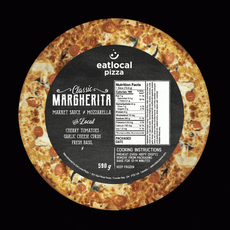 Eat Local Pizza | Pizza Label