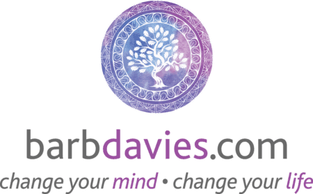logo barbdavies.com with slogan "change your mind change your life"